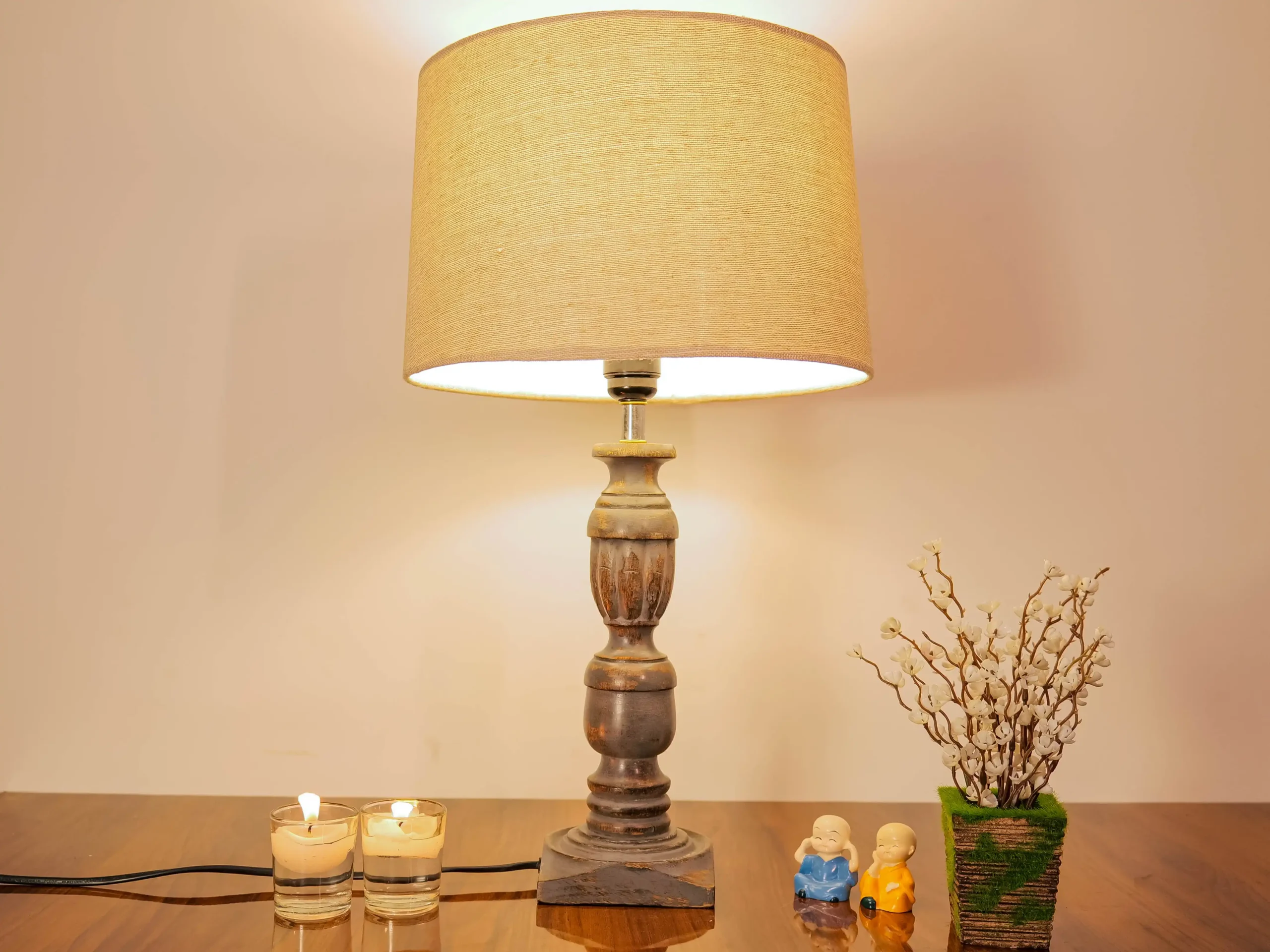 wooden table lamp home decor usa
